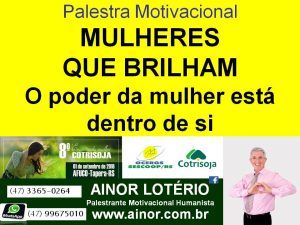 Ainor Lotério - Mulheres - Cotrisoja