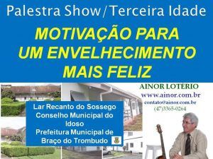 Ainor Lotério - Idosos - Braço do Trombudo