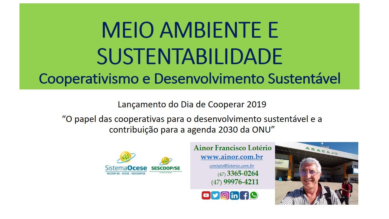 Dia C – Palestra sobre Meio Ambiente e Sustentabilidade no Cooperativismo