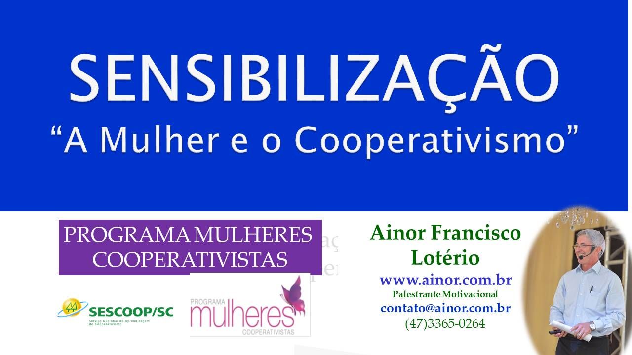 Sensibilização das mulheres no Cooperativismo