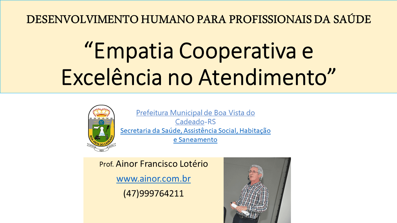Curso sobre Empatia Cooperativa e Excelência no atendimento