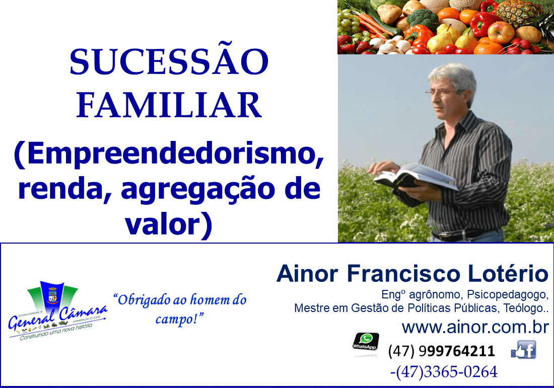 Palestra sobre Empreendedorismo no Campo e Sucessão