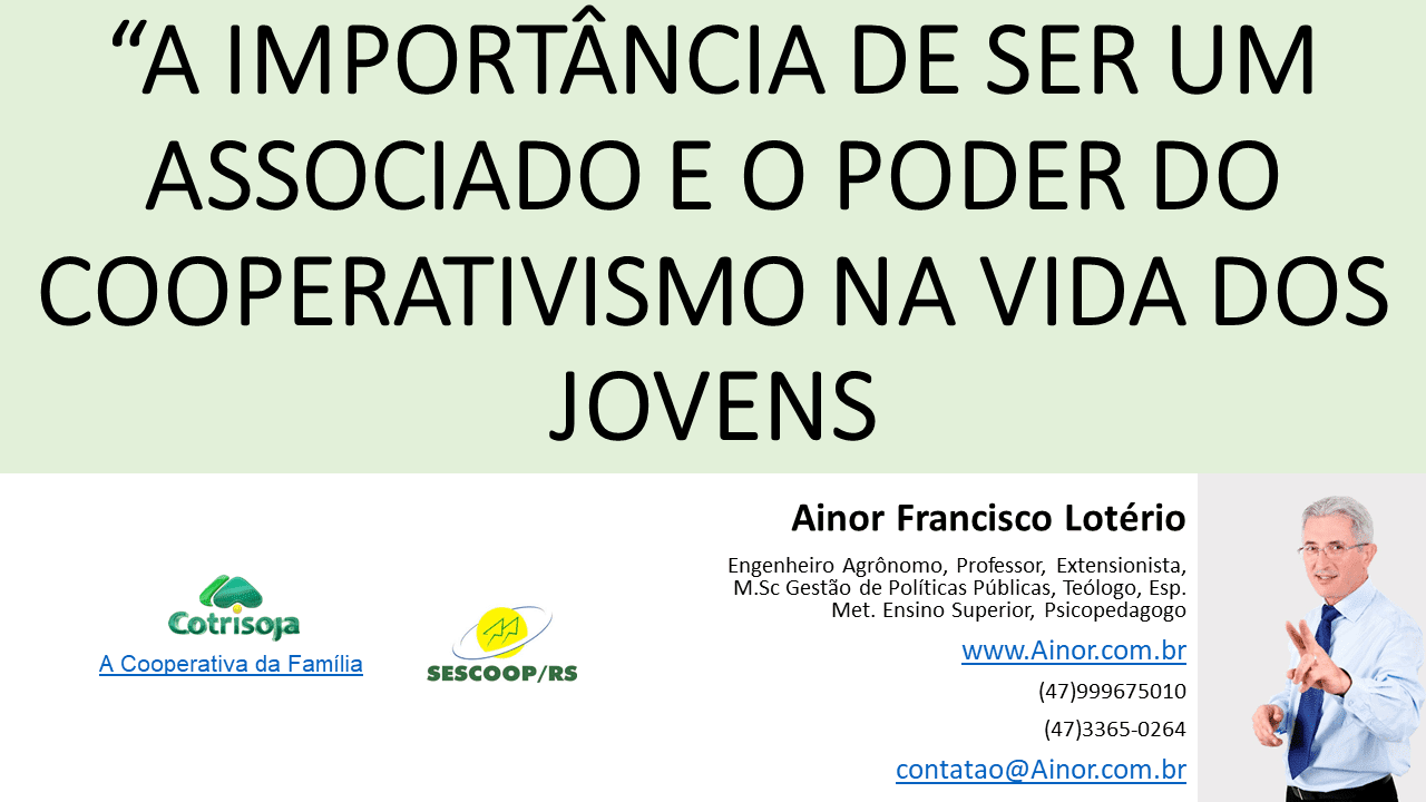 Juventude e Cooperativismo – Palestra no Comitê de Jovens da Cotrisoja