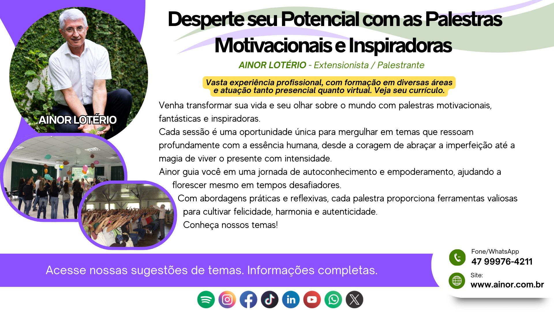 Desperte seu Potencial com as Palestras Motivacionais e Inspiradoras