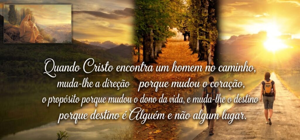 ELE MUDA A DIREÇÃO, O CORAÇÃO, O PROPÓSITO E O DESTINO: Leitura agrosófica e agroteológica do encontro de Cristo no caminho: ele não corrige a rota, refaz o homem e todo o caminho que virá depois.