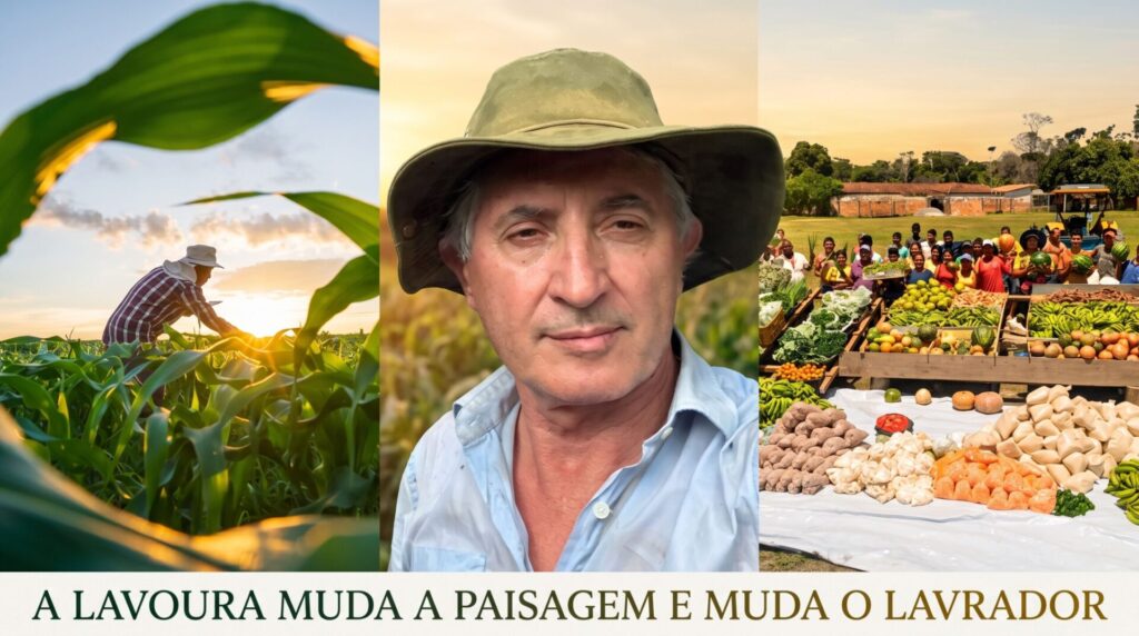 A TERRA ENSINA DUAS VEZES: Sobre plantar sombra que não se usufrui, e sobre o respeito devido a quem produz o alimento de todos
